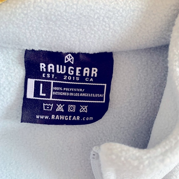 RAWGEAR Fleece Mock Neck Jacket NWT Size: L🌴 - Picture 4 of 7